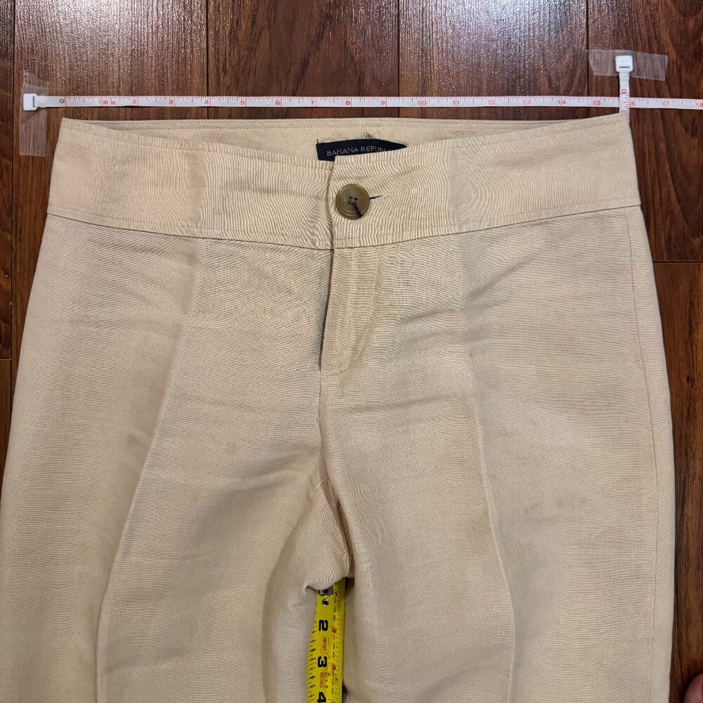 Banana Republic Factory Linen Slacks – Straight Leg